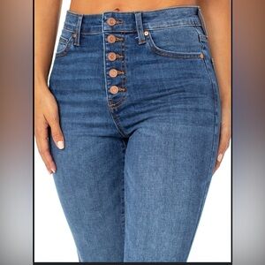 High-Rise Blue Jeans for Women size 3